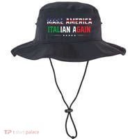 Make America Italian Again Funny Usa Patriotic Party Bucket Hat thumb 0