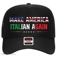 Make America Italian Again Funny Usa Patriotic Party Hat thumb 0
