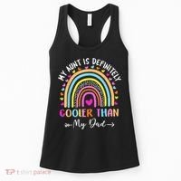 My Aunt Is Definitely Cooler Than My Dad Auntie Niece Nephew Women's Tank Top thumb 0