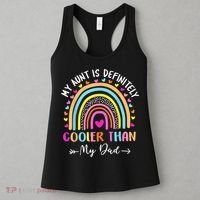 My Aunt Is Definitely Cooler Than My Dad Auntie Niece Nephew Women's Tank Top thumb 3