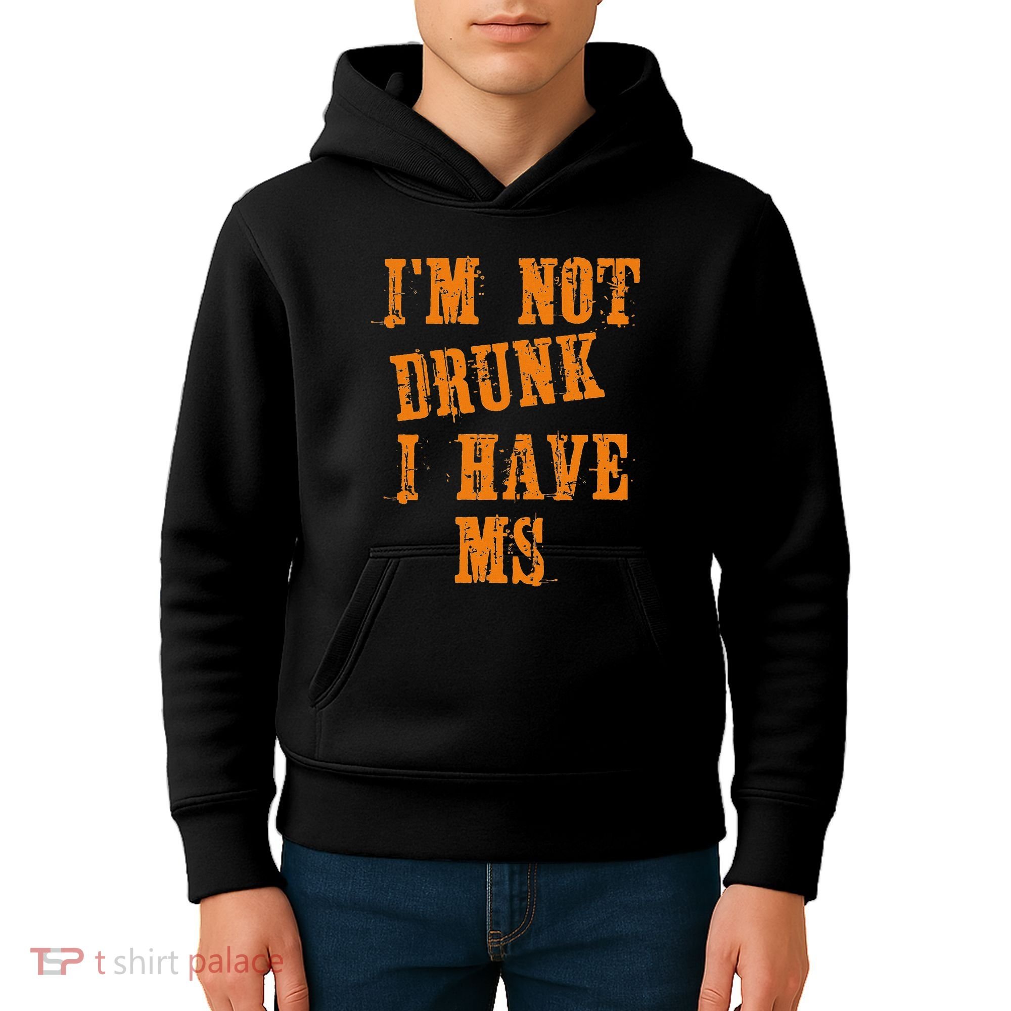 Ms Awareness  IM Not Drunk I Have Ms Kids Hoodie