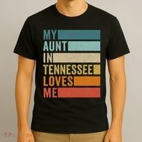 My Aunt In Tennessee Loves Me Niece Nephew T-Shirt thumb 3