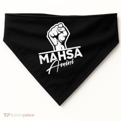 Mahsa Amini Iran MAHSAAMINI USA-Made Doggie Bandana