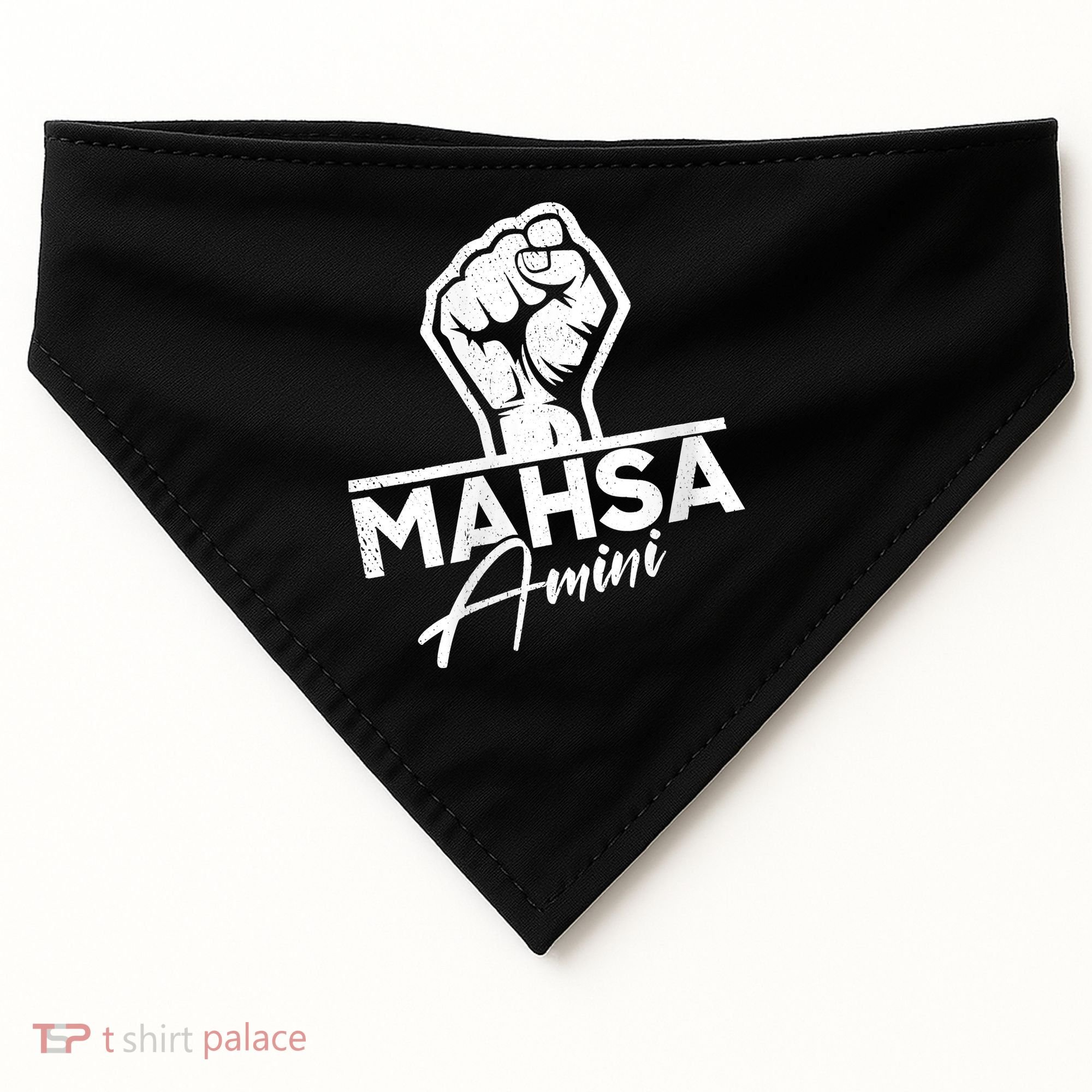 Mahsa Amini Iran MAHSAAMINI USA-Made Doggie Bandana