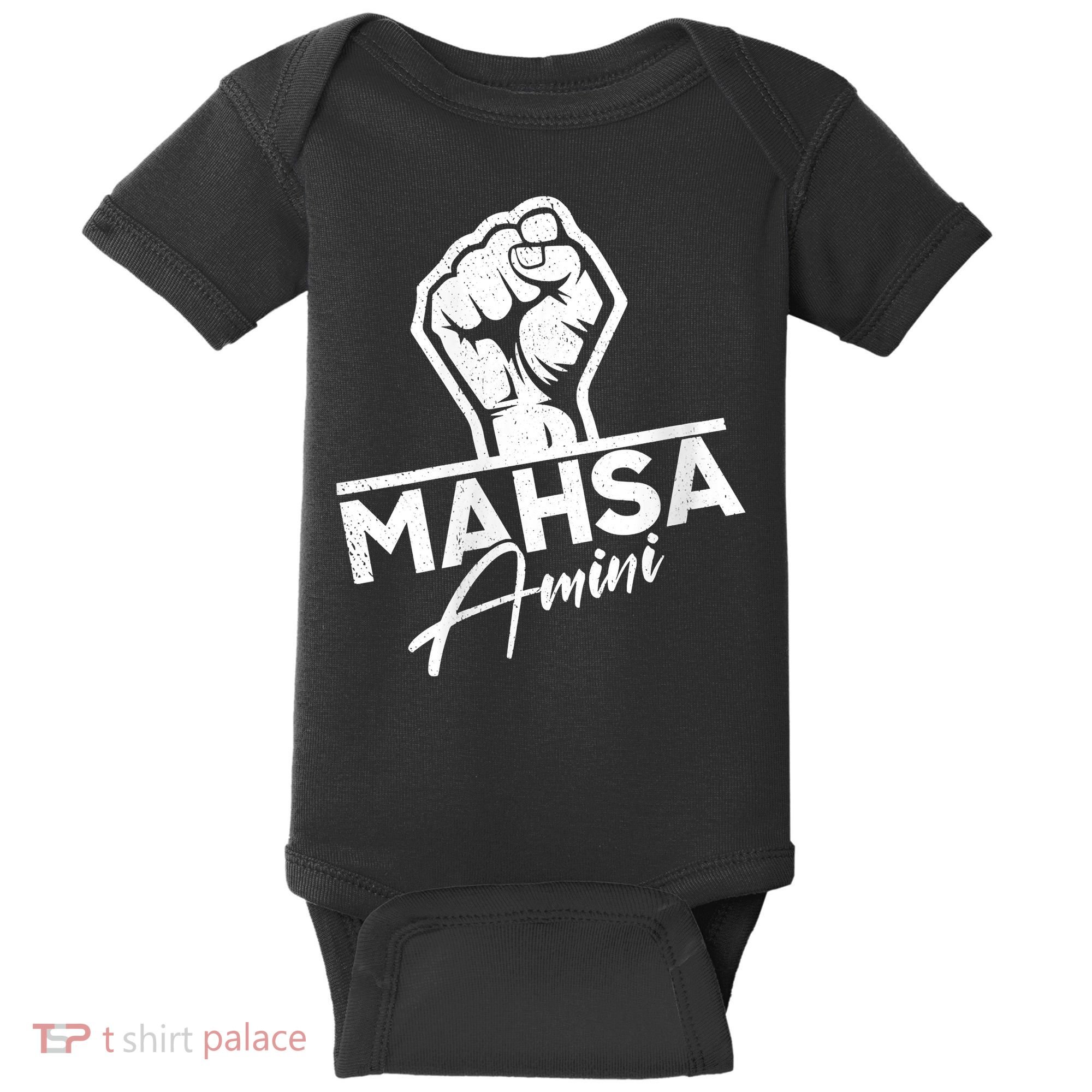 Mahsa Amini Iran MAHSAAMINI Baby Bodysuit