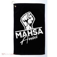 Mahsa Amini Iran MAHSAAMINI Golf Towel thumb 0