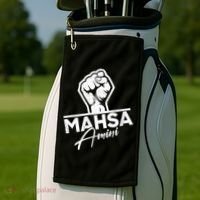 Mahsa Amini Iran MAHSAAMINI Golf Towel thumb 2