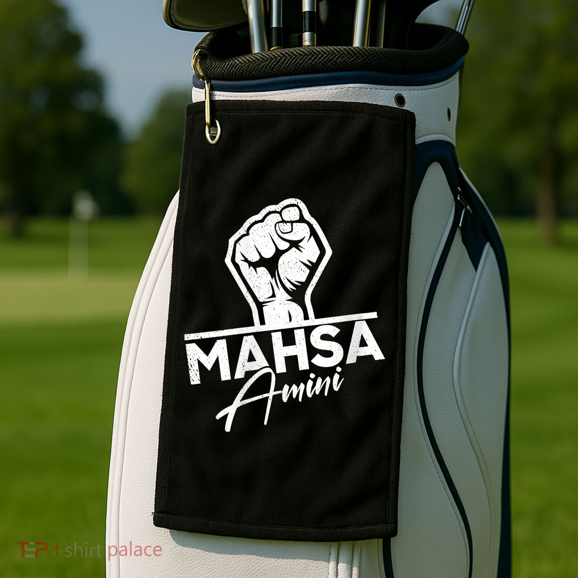 Mahsa Amini Iran MAHSAAMINI Golf Towel