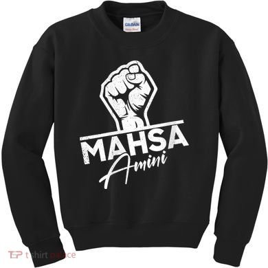 Mahsa Amini Iran MAHSAAMINI Kids Sweatshirt