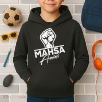 Mahsa Amini Iran MAHSAAMINI Kids Hoodie thumb 2