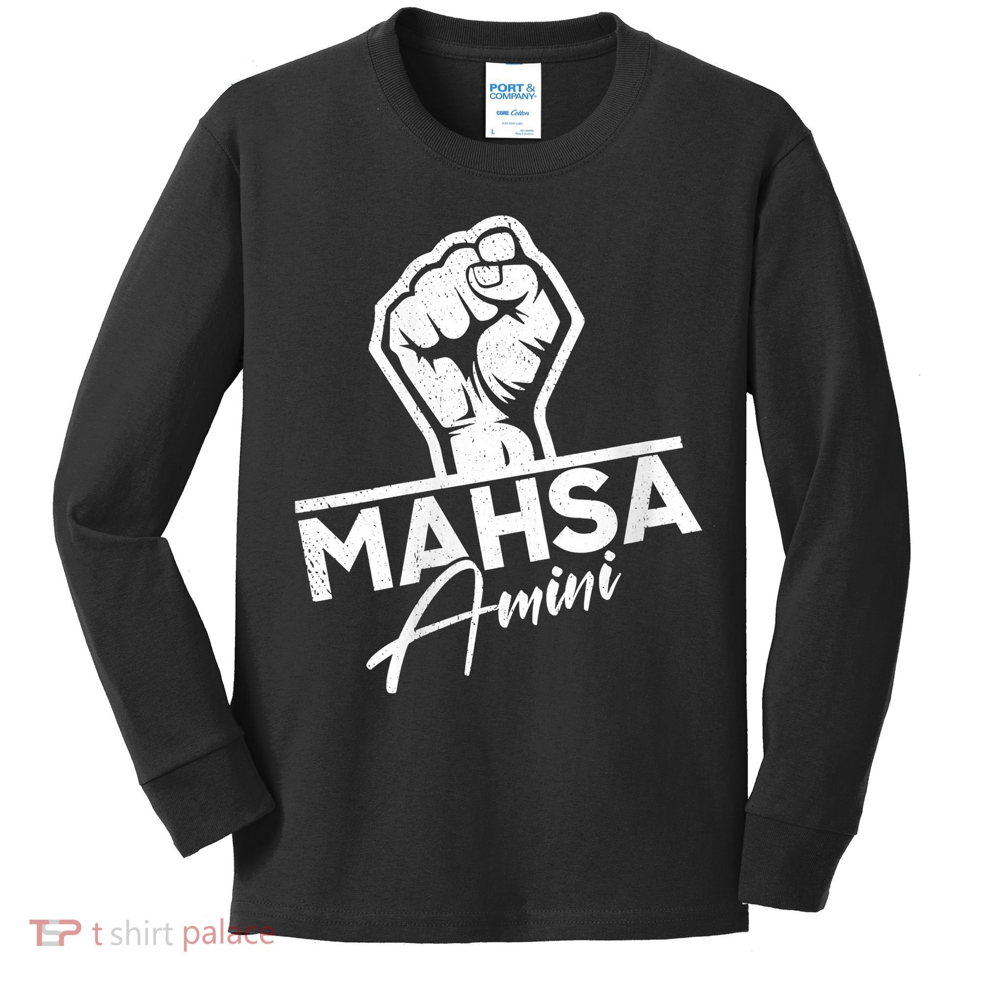 Mahsa Amini Iran MAHSAAMINI Kids Long Sleeve Shirt