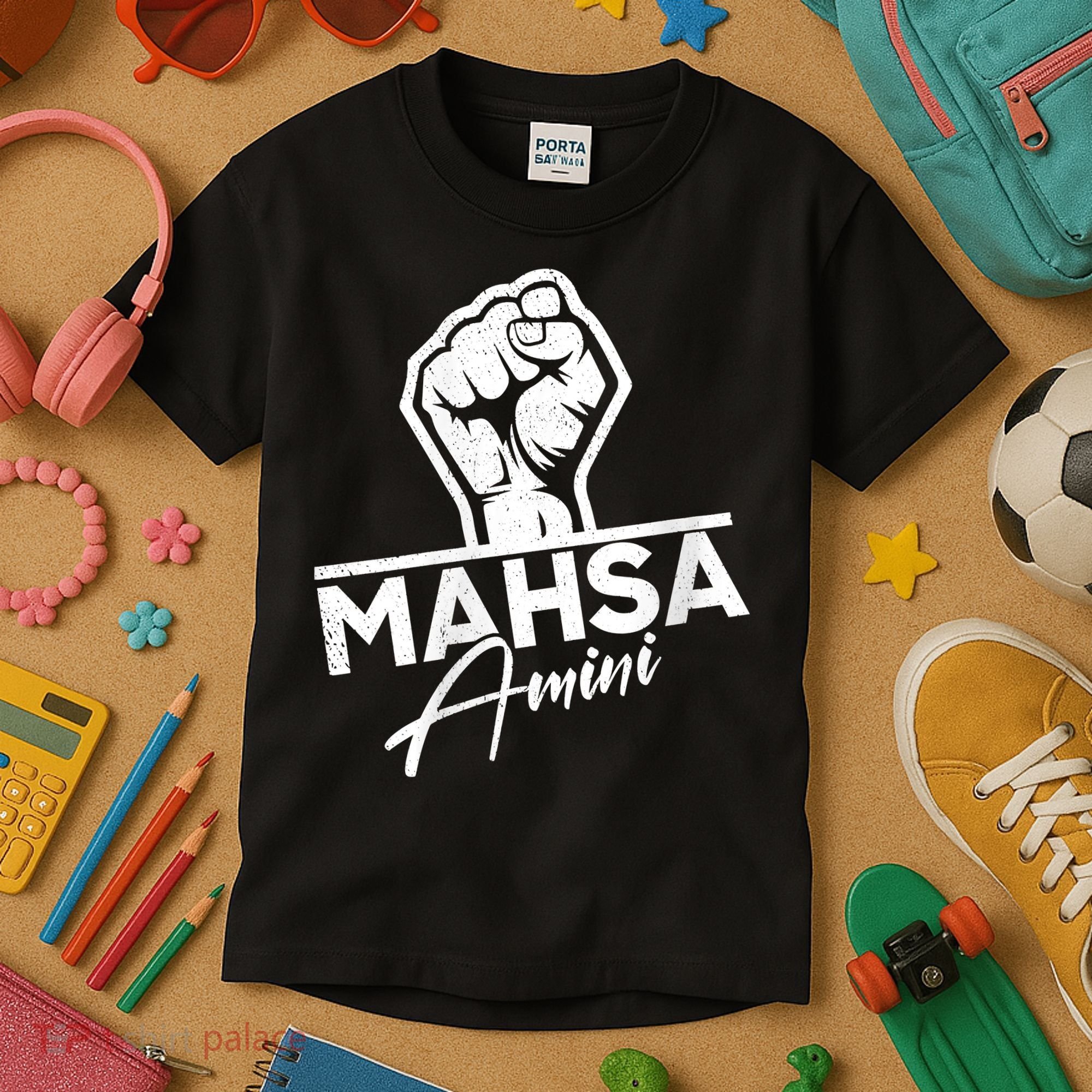 Mahsa Amini Iran MAHSAAMINI Kids T-Shirt