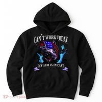 My Arm Is In A Cast Fishing USA Hoodie thumb 0