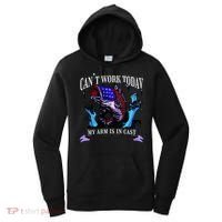 My Arm Is In A Cast Fishing USA Women's Hoodie thumb 0