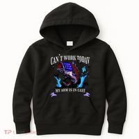 My Arm Is In A Cast Fishing USA Kids Hoodie thumb 0