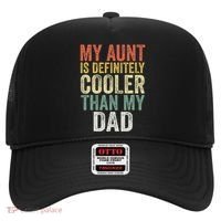 My Aunt Is Definitely Cooler Than My Dad Auntie Niece Nephew Hat thumb 0