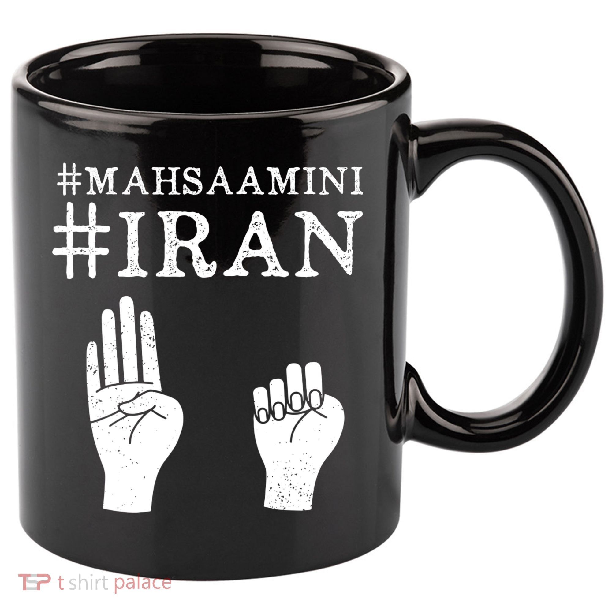 Mahsa Amini Iran #MAHSAAMINI 11oz C Handle Ceramic Mug