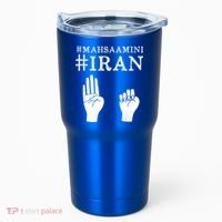 Mahsa Amini Iran #MAHSAAMINI Tumbler thumb 0