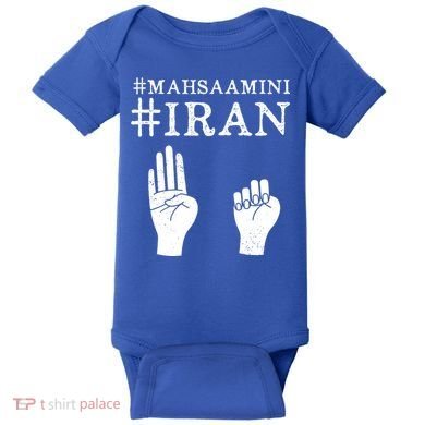 Mahsa Amini Iran #MAHSAAMINI Baby Bodysuit