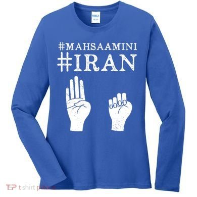 Mahsa Amini Iran #MAHSAAMINI Women's Long Sleeve Shirt