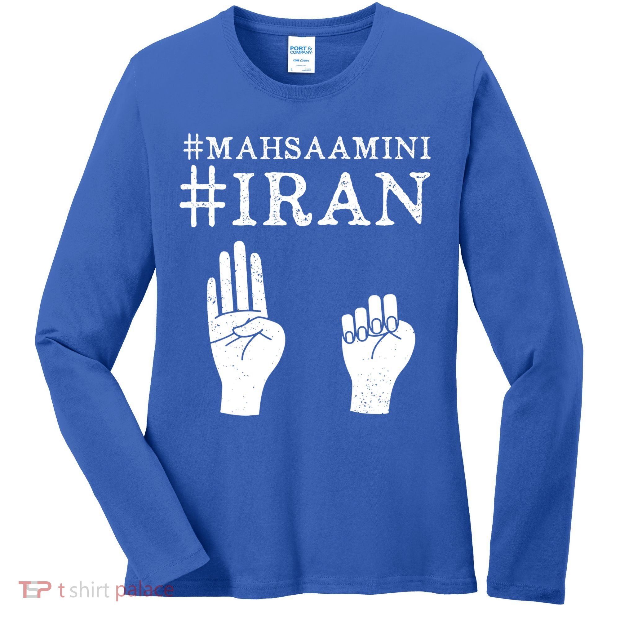 Mahsa Amini Iran #MAHSAAMINI Women's Long Sleeve Shirt