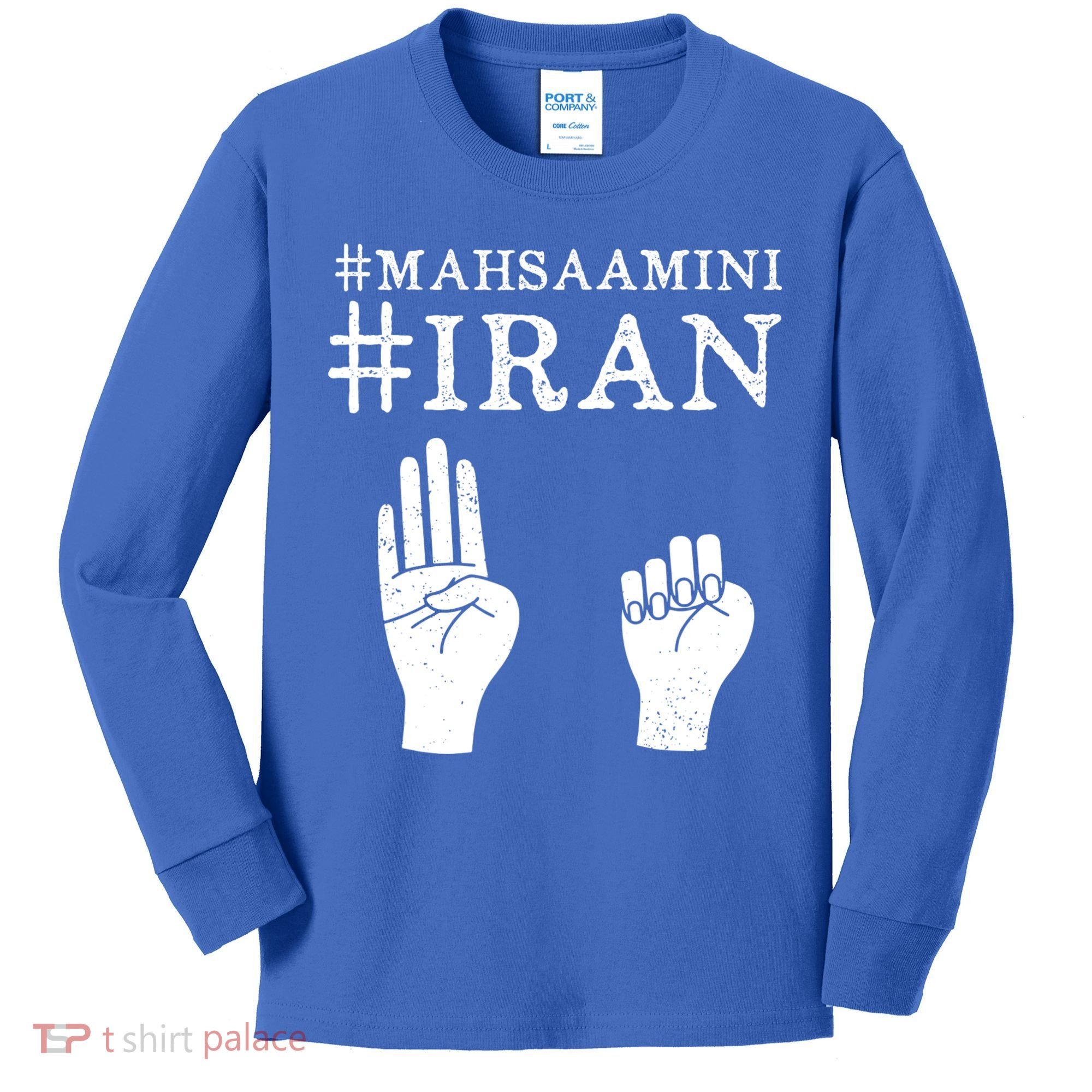 Mahsa Amini Iran #MAHSAAMINI Kids Long Sleeve Shirt