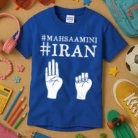 Mahsa Amini Iran #MAHSAAMINI Kids T-Shirt thumb 3