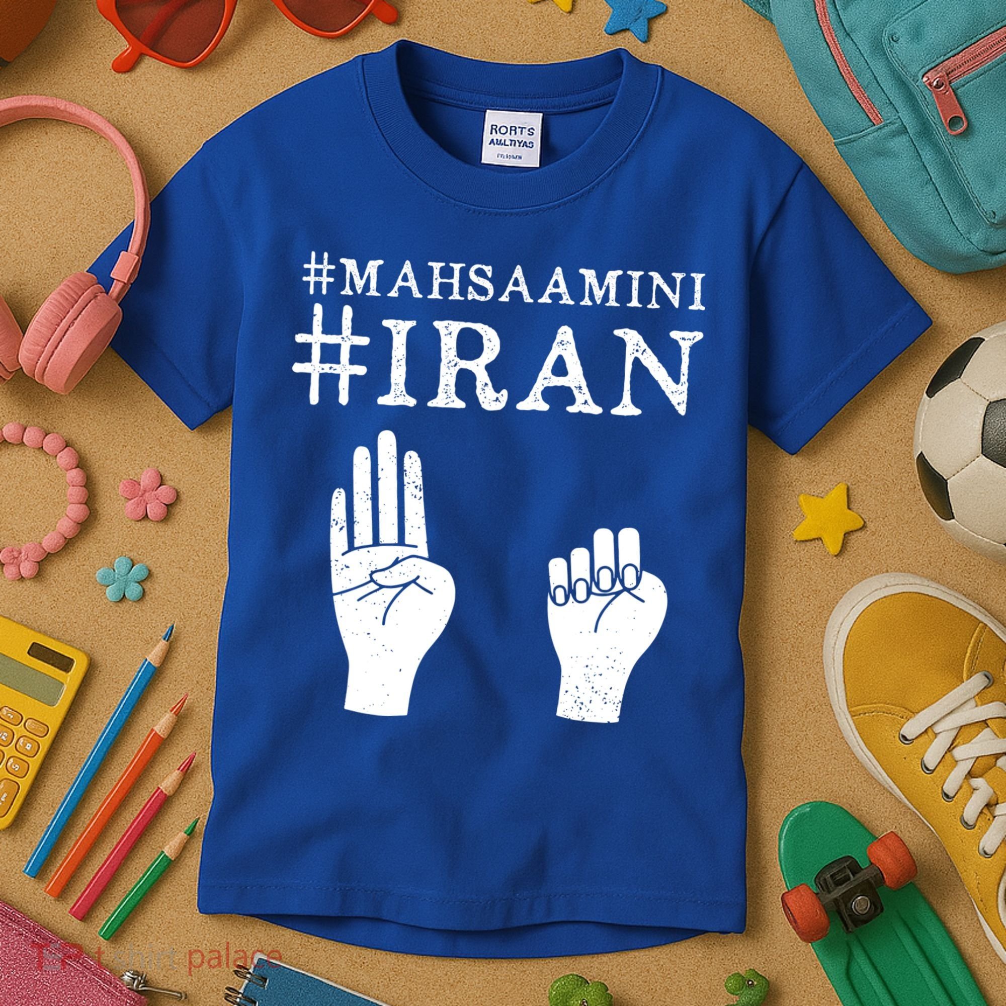 Mahsa Amini Iran #MAHSAAMINI Kids T-Shirt