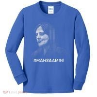Mahsa Amini Iran #MAHSAAMINI Kids Long Sleeve Shirt thumb 0