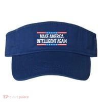 Make America Intelligent Again Funny Us Patriotic July 4th Gift Visor thumb 0
