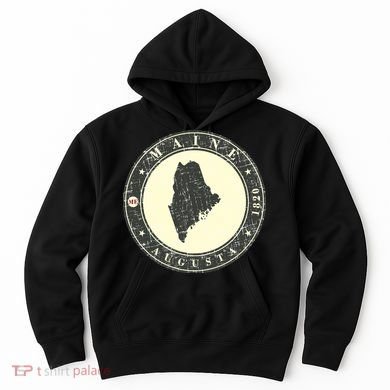Maine Augusta Retro Hoodie