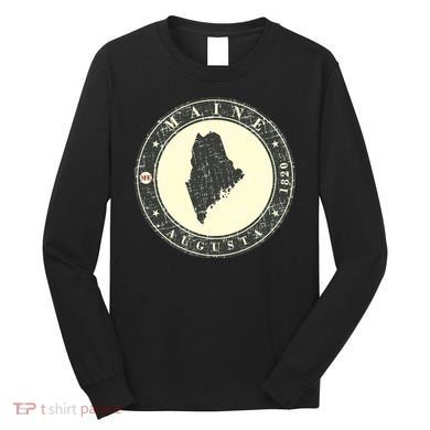 Maine Augusta Retro Long Sleeve Shirt
