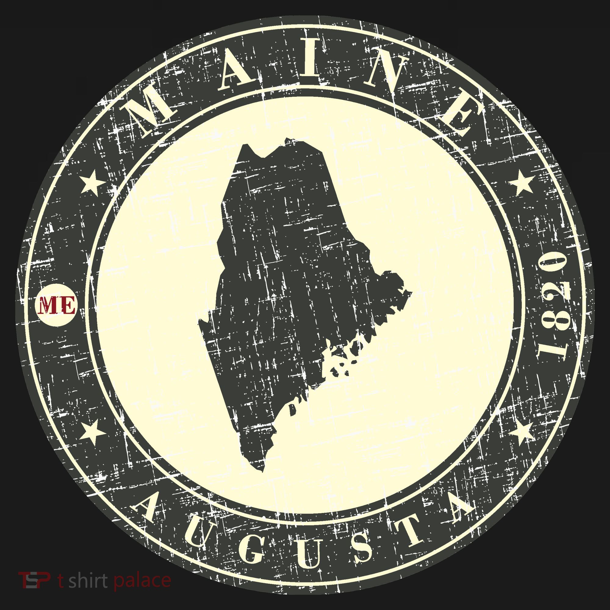 Maine Augusta Retro Sweatshirt