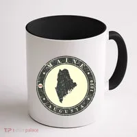 Maine Augusta Retro Coffee Mug thumb 1