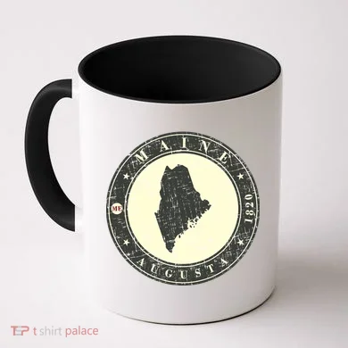 Maine Augusta Retro Coffee Mug