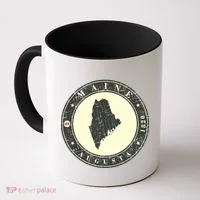 Maine Augusta Retro Coffee Mug thumb 0