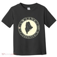 Maine Augusta Retro Toddler T-Shirt thumb 0