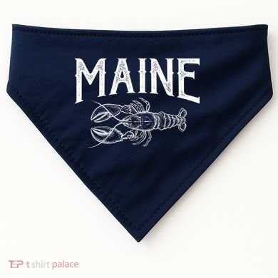 Maine Lobster USA-Made Doggie Bandana