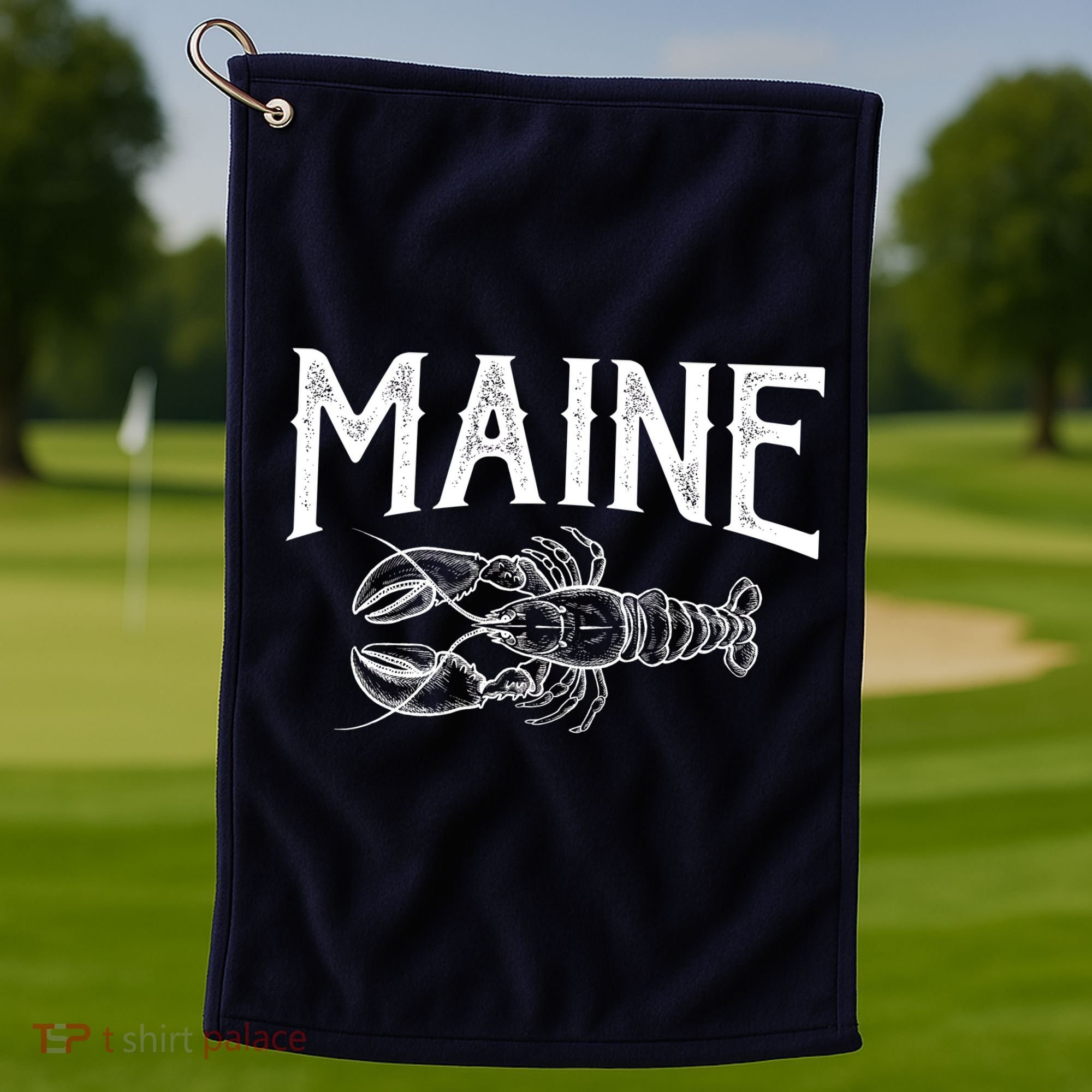 Maine Lobster Golf Towel