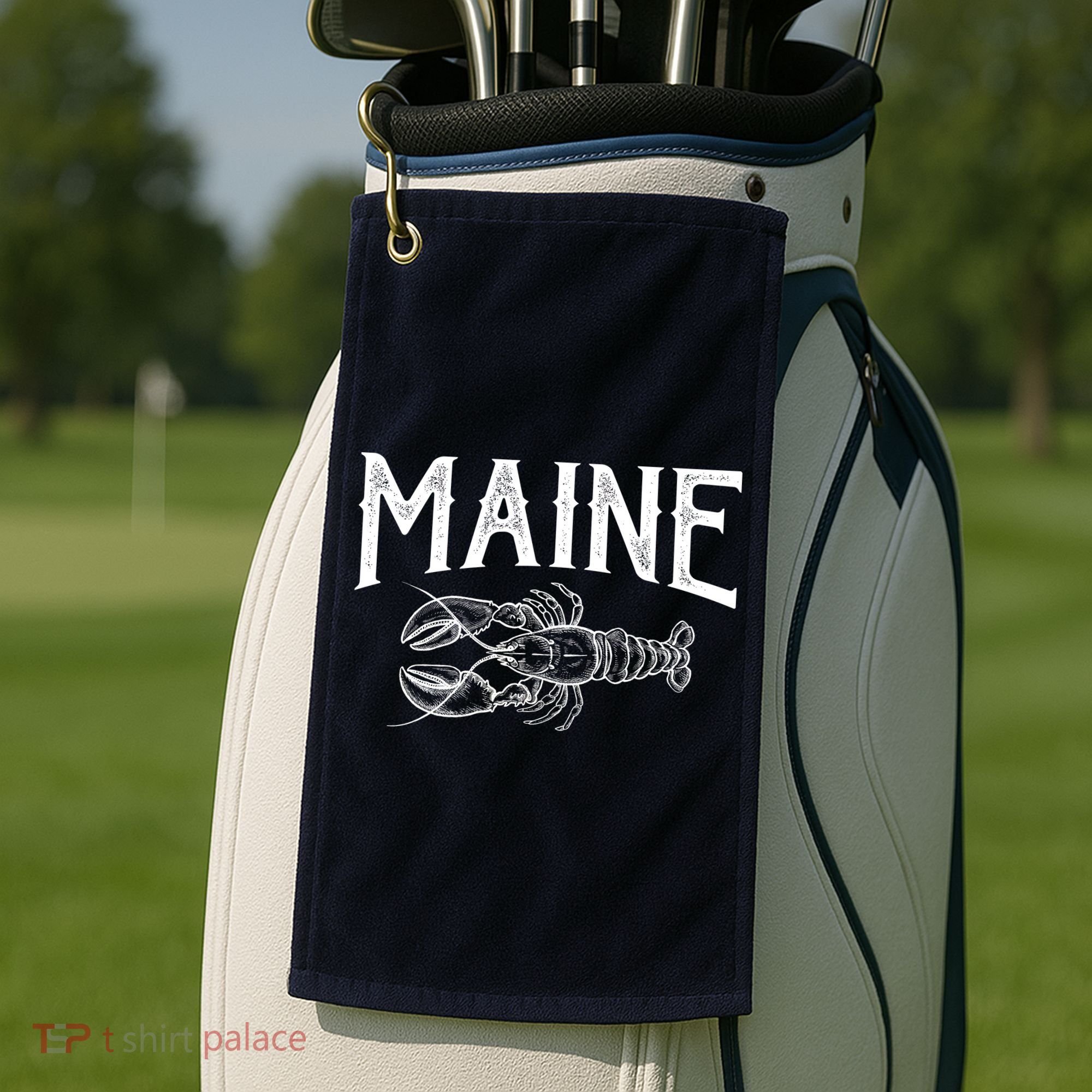 Maine Lobster Golf Towel
