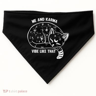Me and Karma vibe like that USA-Made Doggie Bandana