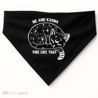 Me and Karma vibe like that USA-Made Doggie Bandana thumb 0