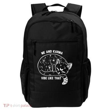 Me and Karma vibe like that Backpack
