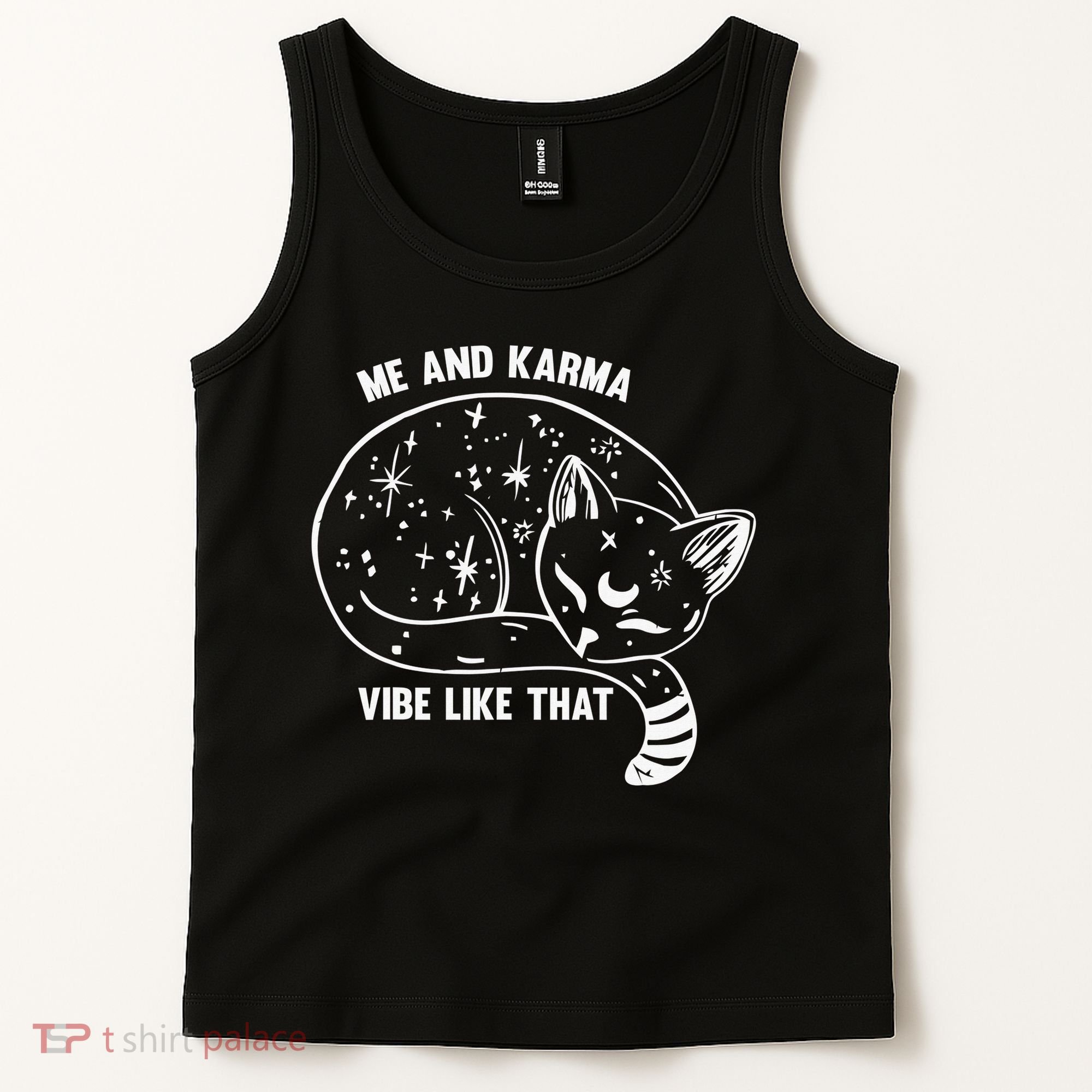 Me and Karma vibe like that Tank Top