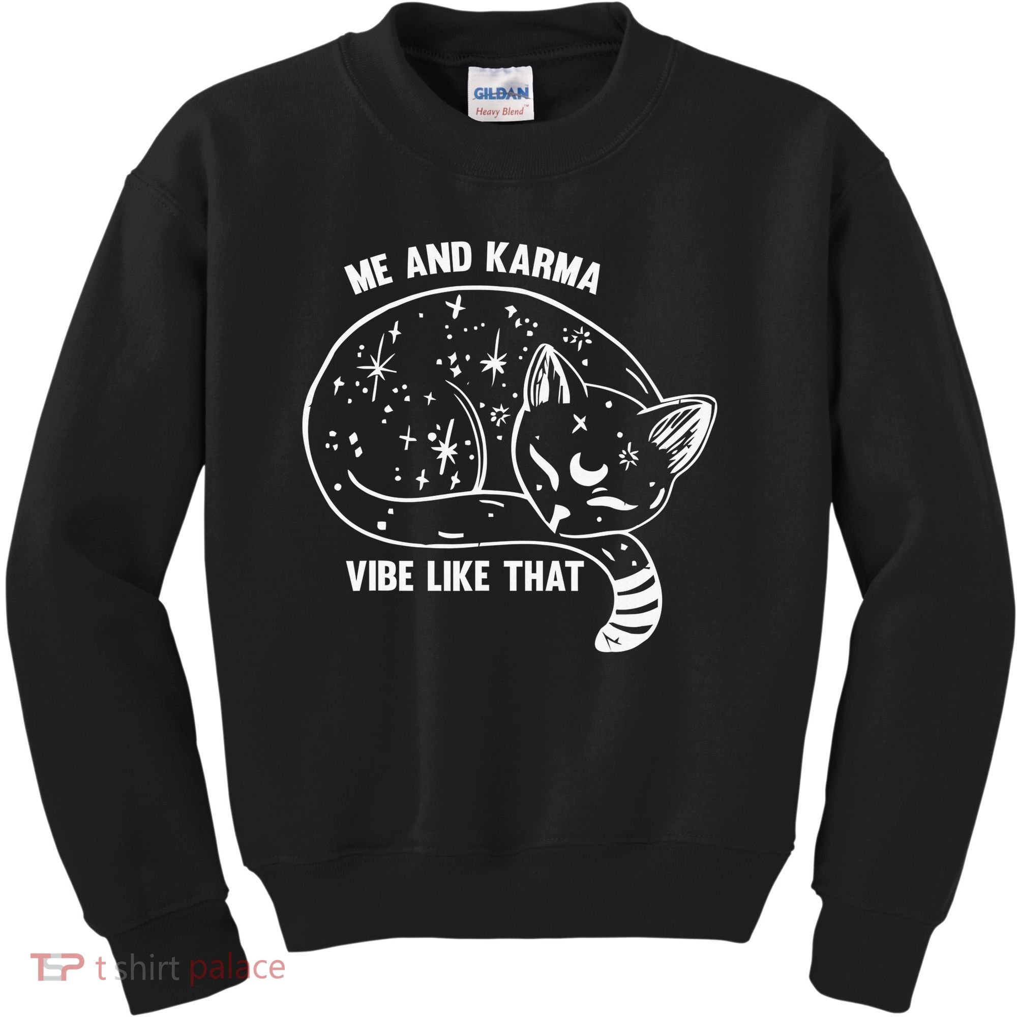 Me and Karma vibe like that Kids Sweatshirt
