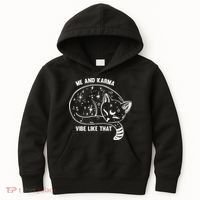 Me and Karma vibe like that Kids Hoodie thumb 0