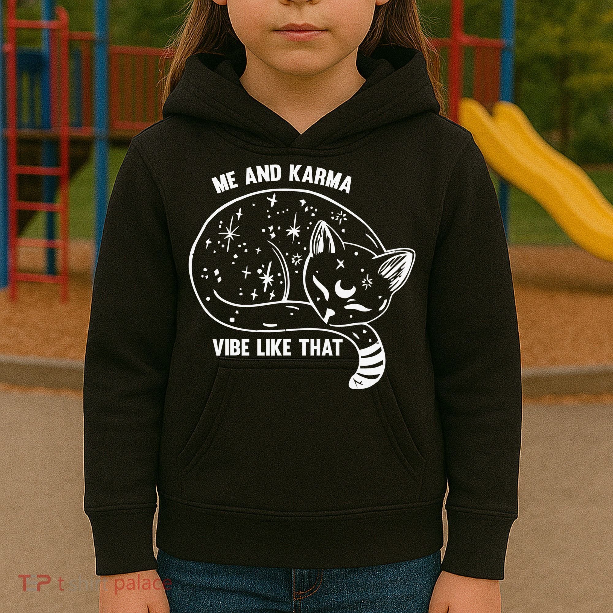 Me and Karma vibe like that Kids Hoodie