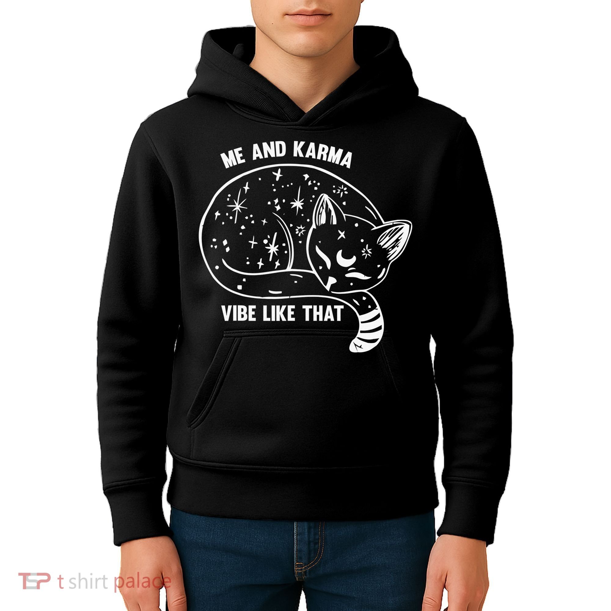 Me and Karma vibe like that Kids Hoodie