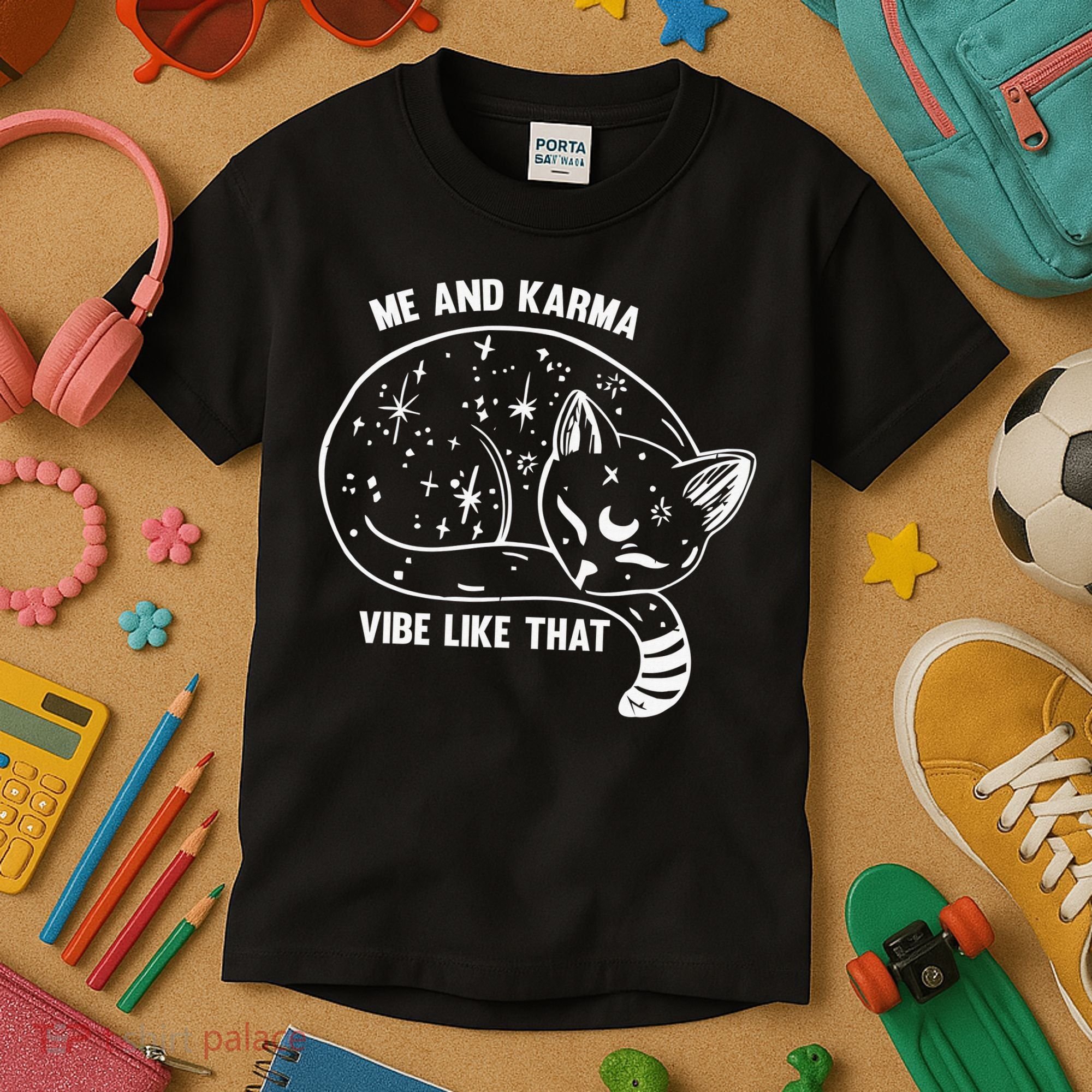 Me and Karma vibe like that Kids T-Shirt