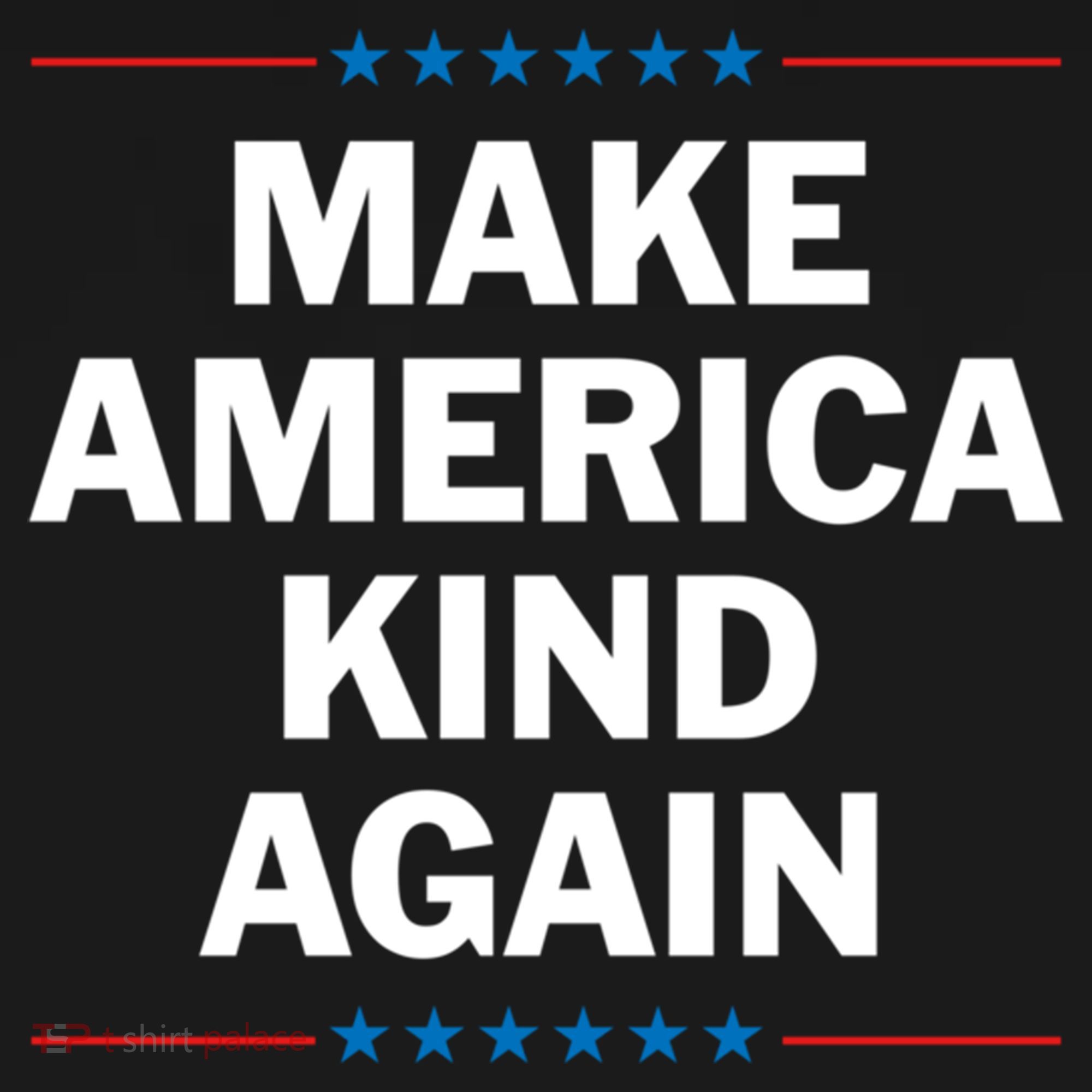 Make America Kind Again Funny Gift Doggie Tank